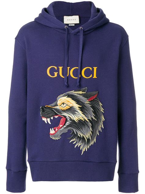 gucci pullover wolf|cheapest Gucci hoodie.